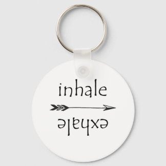 Llavero Meditación del yoga inhalado
