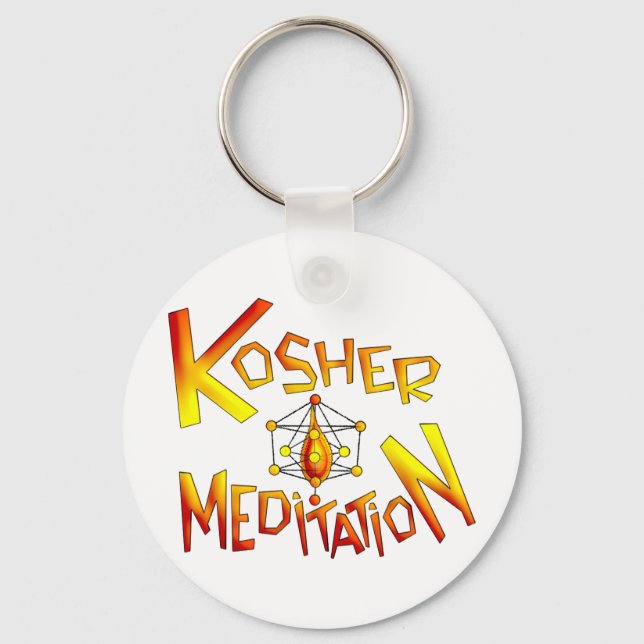 Llavero Meditación kosher (Anverso)