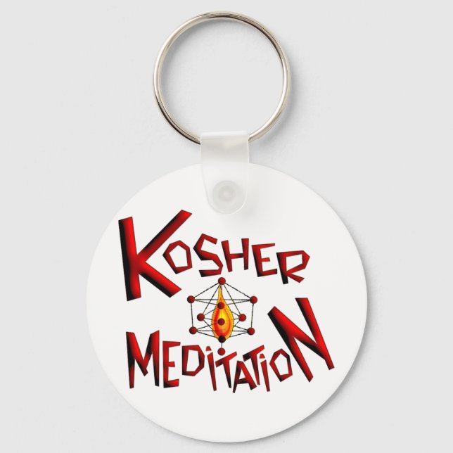 Llavero Meditación kosher (Anverso)