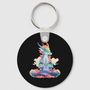 Llavero Meditación Ying Yang Dragón Qi Gong Yoga Meditació