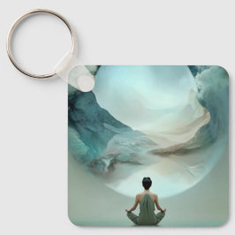 Llavero Meditación Zen Mística