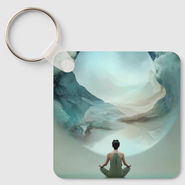 Llavero Meditación Zen Mística (Anverso)