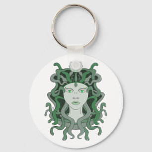 Llavero Medusa Gorgo Serpiente Gorgona Monstruo Mitología