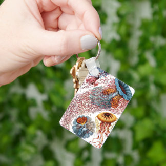 Llavero Medusas Vintage de Ernst Haeckel, Discomedusae