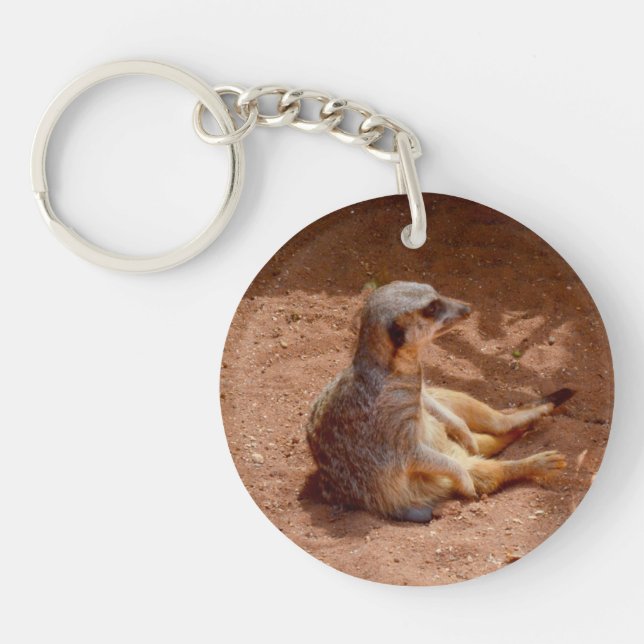 Llavero Meerkat Lazy Days, (Frente)