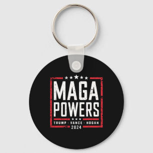Llavero Mega Potencias Trump Vance Hogan 2024 Funny patrió