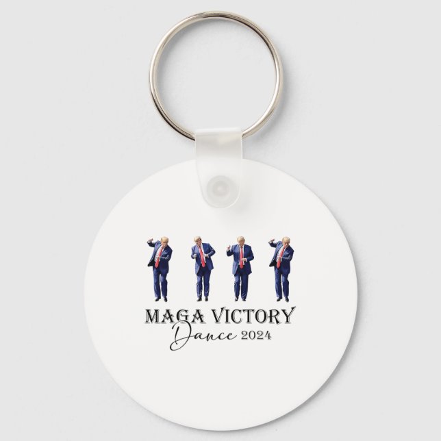 Llavero Mega victoria Danza Trump 2024 47º presidente (Anverso)