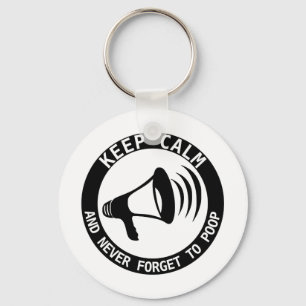 Llavero Megáfono: Mantengan La Calma Y Nunca Olviden
