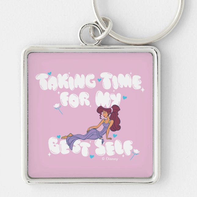 Llavero Megara - Taking Time For My Best Self Keychain (Frente)