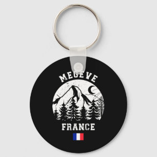 Llavero Megève France Alps Estación de esquí alpino Esquí