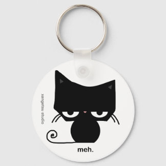Llavero Meh Cat Keychain