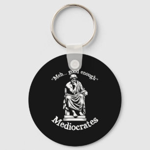 Llavero Meh Good Suficiente Mediocrates Funny Old Greek Ph