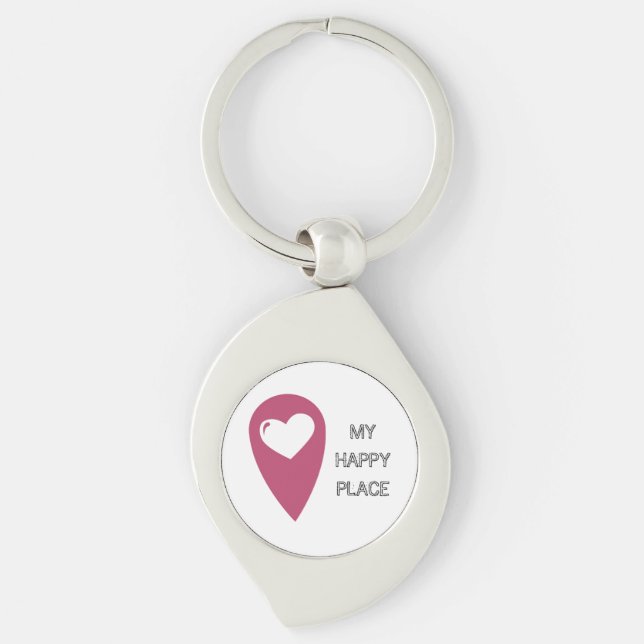 Llavero Mein glücklicher Platz (Anverso)