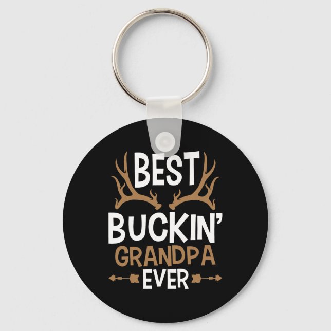 Llavero Mejor Abuelo de Buckin de la historia - Abuelo de  (Anverso)