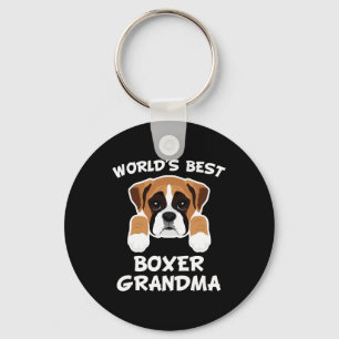 Llavero Mejor Abuelo de Perro Abuelo Boxer