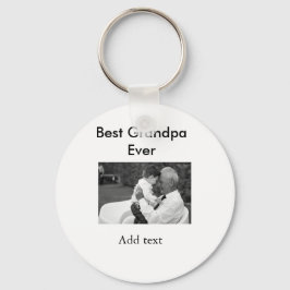 Llavero Mejor abuelo de todos añade foto nombre clásico el