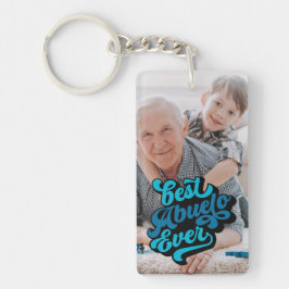 Llavero Mejor Abuelo | Foto del abuelo