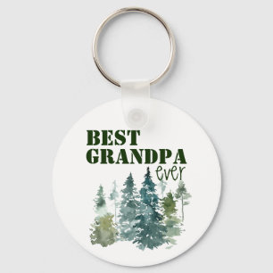 Llavero Mejor Abuelo Rústico Que Ama La Naturaleza