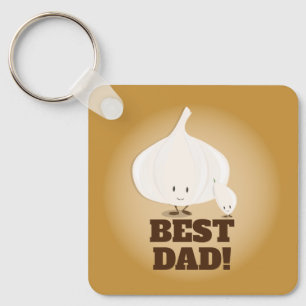 Llavero Mejor ajo de papá   Keychain