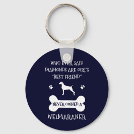 Llavero Mejor amigo del perro de Weimaraner