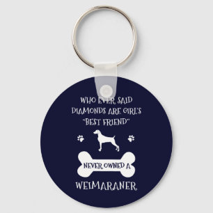 Llavero Mejor amigo del perro de Weimaraner