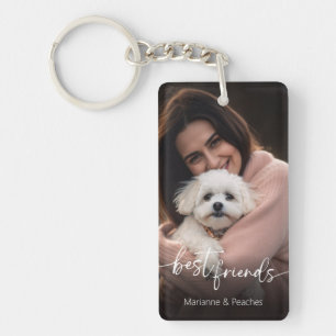 Llavero Mejor amigo mascota foto amante de los perros