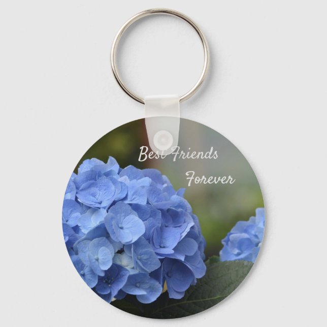 Llavero Mejor Amigos para siempre Hydrangeas (Anverso)