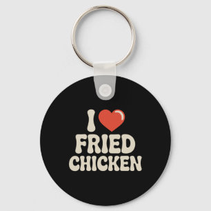 Llavero Mejor Arte de Pollo Frito para Hombres Mujeres Niñ