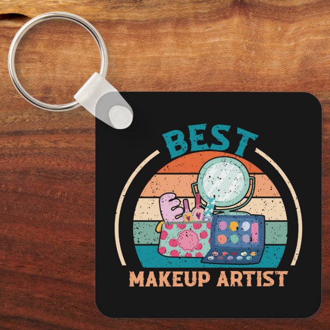 Llavero Mejor artista de maquillaje - Cadena de claves est (Anverso)