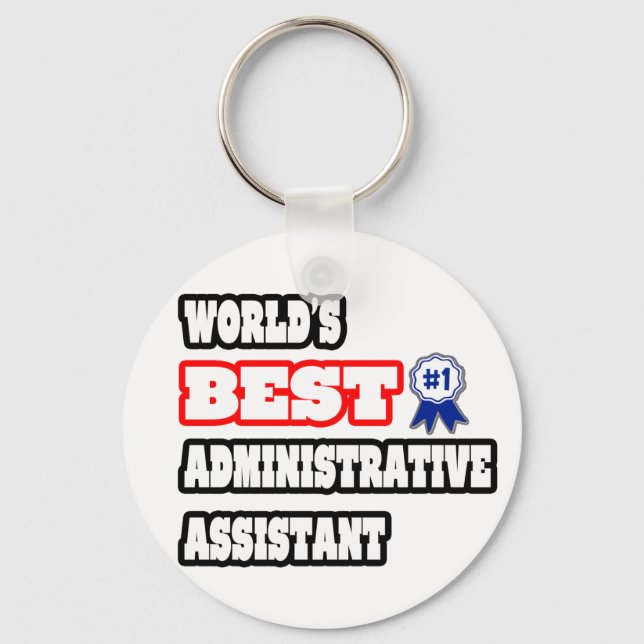 Llavero Mejor Asistente Administrativo del Mundo (Anverso)