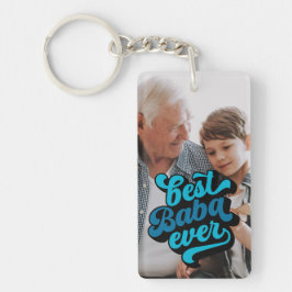 Llavero Mejor Baba | Foto del abuelo