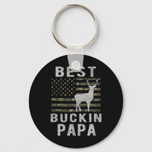 Llavero Mejor burlón papá camuflaje bandera estadounidense