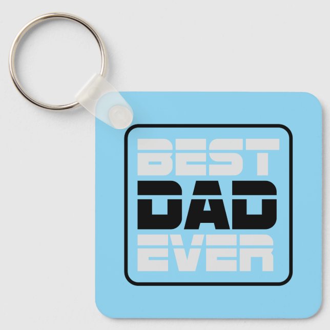 Llavero Mejor Camiseta de Papá Nunca (Anverso)