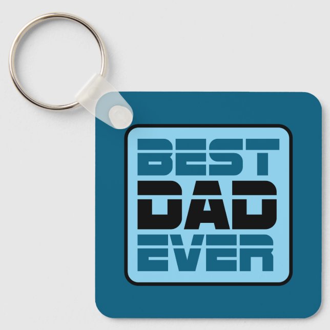 Llavero Mejor Camiseta de Papá Nunca (Anverso)