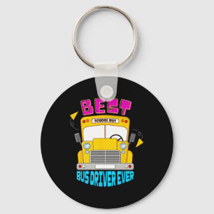 Llavero Mejor Conductor De Autobuses De La Escuela De Tran