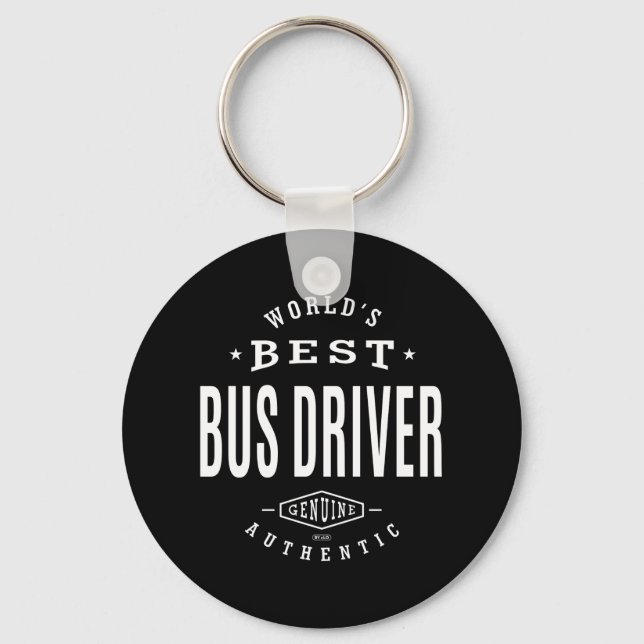 Llavero Mejor Conductor de Autobuses del Mundo (Anverso)