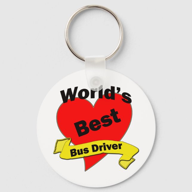 Llavero Mejor Conductor de Autobuses del Mundo (Anverso)