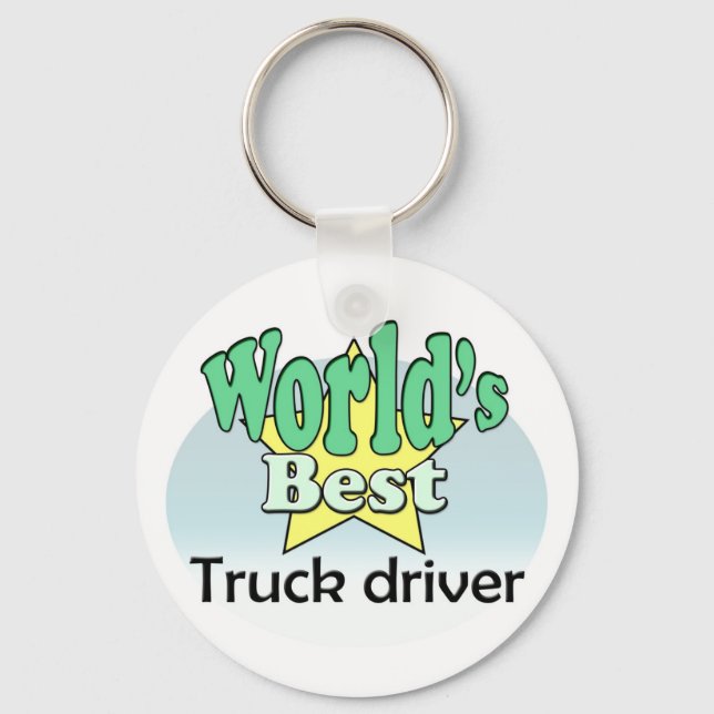 Llavero Mejor Conductor de Camiones del Mundo (Anverso)