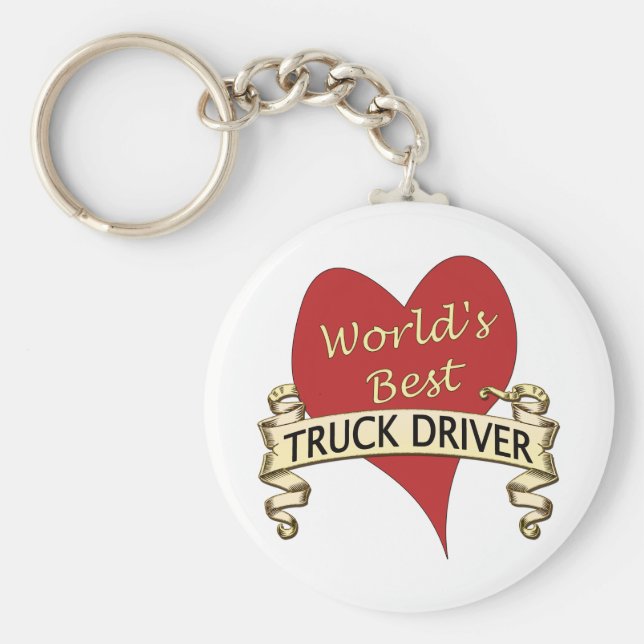 Llavero Mejor Conductor de Camiones del Mundo (Frente)