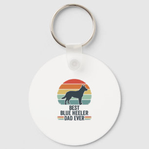 Llavero Mejor diseño de camiseta de perro vintage para pap