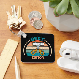 Llavero Mejor Editor - Estilo Retro Keychain