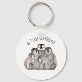 Llavero Mejor Emperador de Amigos Pingüinos