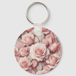 Llavero Mejor en Rosas Rosadas (personaliza)
