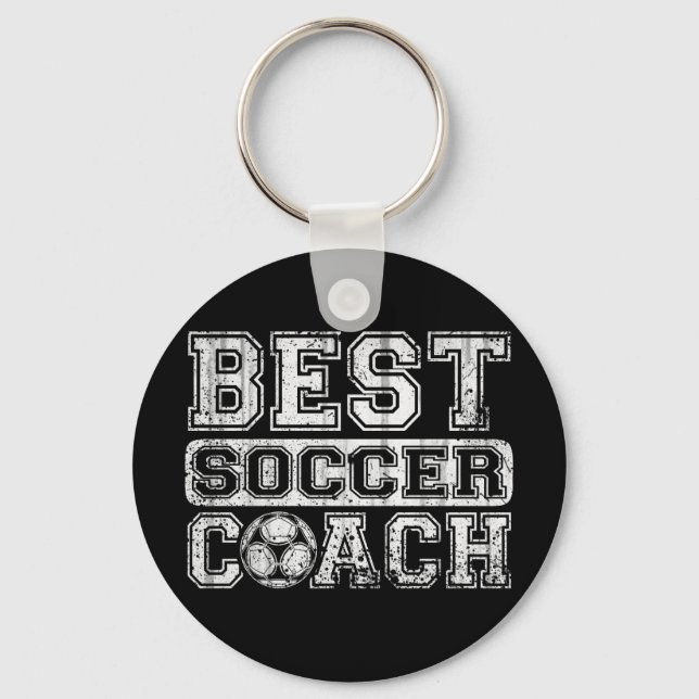 Llavero Mejor entrenador de fútbol (Anverso)