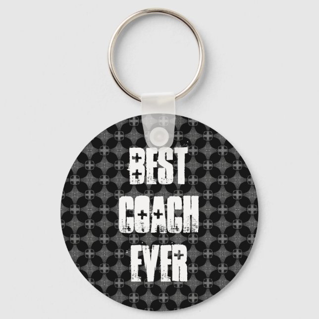 Llavero Mejor entrenador hasta el momento moderno patrón n (Anverso)