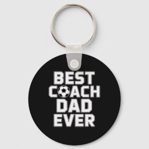 Llavero Mejor Entrenador Papá Siempre Liderazgo de Fútbol