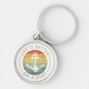 Llavero Mejor es navegar en barco en barco