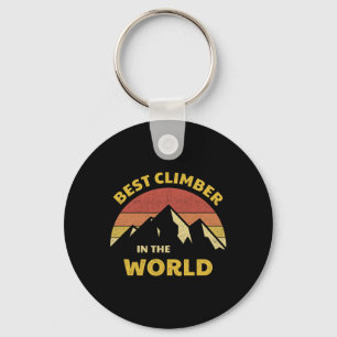 Llavero Mejor Escalador Del Mundo Montañista Climber Monta