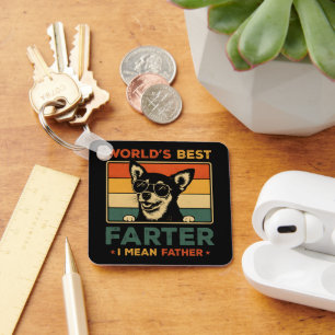 Llavero Mejor Farter del mundo me refiero a un padre graci