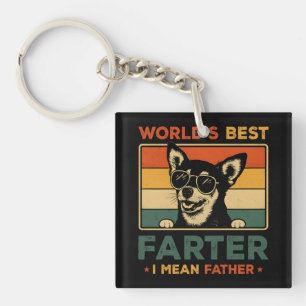 Llavero Mejor Farter del mundo me refiero a un padre graci